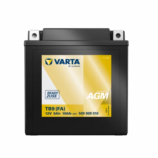 VARTA AGM MC Batteri 12V 9AH 100CCA (135x75x139mm) +vänster TB9 (FA)