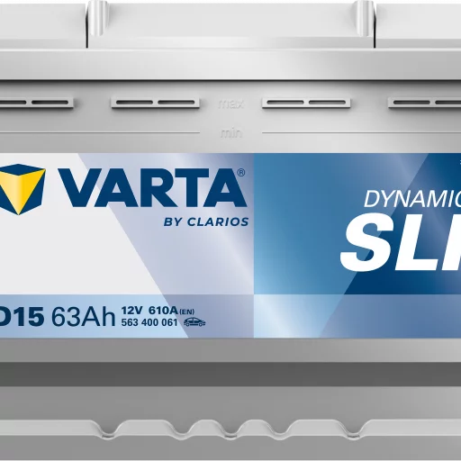 VARTA D15 DYNAMIC SLI Batteri 12V 63AH 610CCA (242x175x190/190mm) +höger