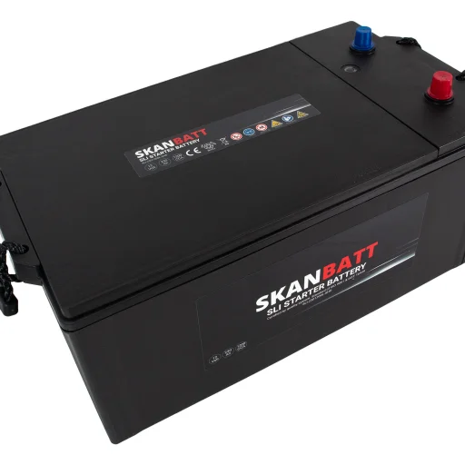 SKANBATT SLI SHD Startbatteri 12V 230AH 1200CCA (518x276x239mm) +Vänster