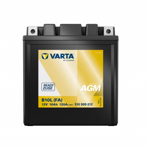 VARTA AGM MC Batteri 12V 10AH 120CCA (133x90x142mm) +vänster B10L (FA)