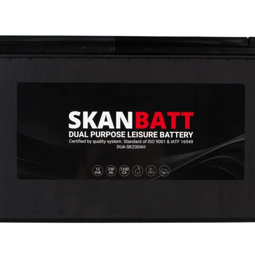 SKANBATT Dual Purpose 12V 230AH  1330CA (513x276x239mm) +Vänster