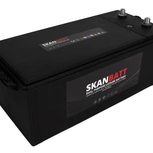 SKANBATT Dual Purpose 12V 180AH  1230CA (513x224x218mm) +Vänster