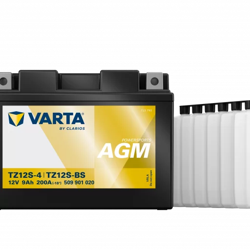 VARTA AGM MC Batteri 12V 9AH 200CCA (150x87x110mm) +vänster TZ12S-BS