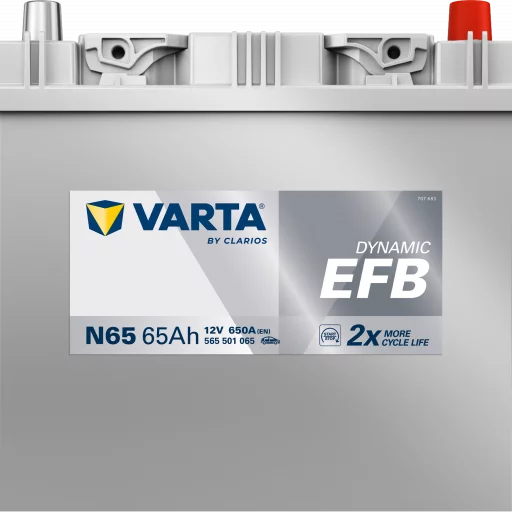 VARTA N65 Dynamic EFB Batteri 12V 65AH 650CCA (232x173x225mm) +höger