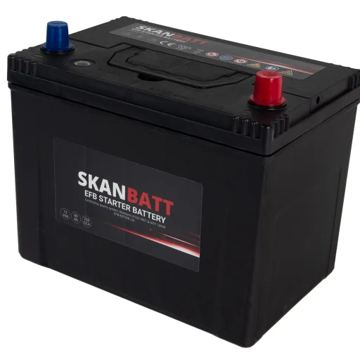 SKANBATT EFB Startbatteri 12V 80AH 730CCA (260x174x225mm) +Höger