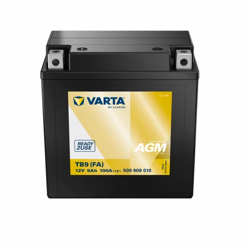 VARTA AGM MC Batteri 12V 9AH 100CCA (135x75x139mm) +vänster TB9 (FA)