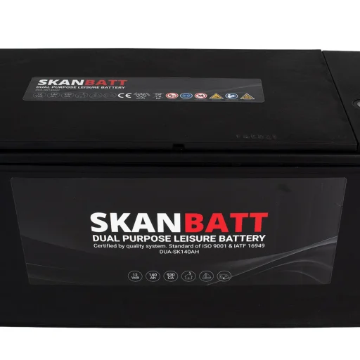 SKANBATT Dual Purpose 12V 140AH  930CA (513x189x223mm) +Vänster