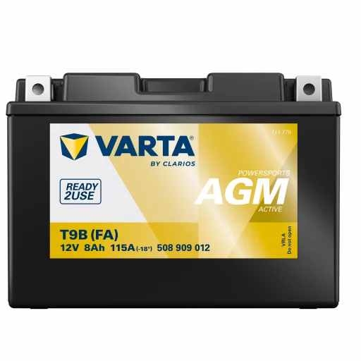 VARTA AGM MC Batteri 12V 8AH 115CCA (150x70x105mm) +vänster T9B (FA)