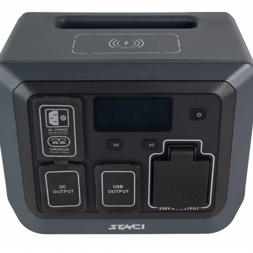 SENCI Lithium LPS 268Wh Power Station med 600W (1200W) sinus inverter