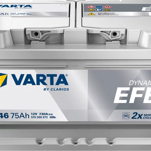 VARTA E46 Dynamic EFB Batteri 12V 75AH 730CCA (315x175x175/175mm) +höger