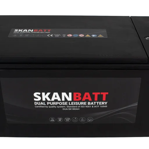 SKANBATT Dual Purpose 12V 180AH  1230CA (513x224x218mm) +Vänster