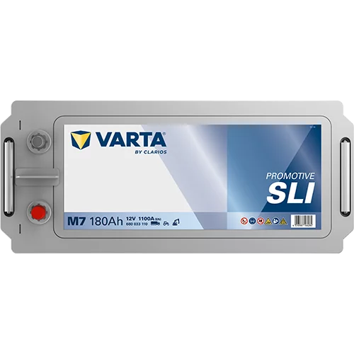 VARTA M7 PROMOTIVE SLI Batteri 12V 180AH 1100CCA (513x223x200/223mm) +höger