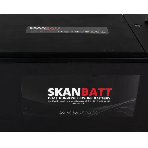 SKANBATT Dual Purpose 12V 230AH  1330CA (513x276x239mm) +Vänster