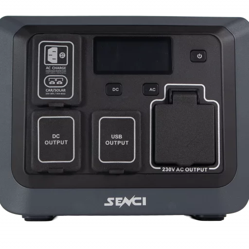 SENCI Lithium LPS 268Wh Power Station med 600W (1200W) sinus inverter