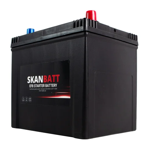SKANBATT EFB Startbatteri 12V 73AH 630CCA (232x173x225mm) +Höger