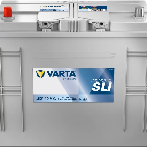 VARTA J2 PROMOTIVE SLI Batteri 12V 125AH 720CCA (349x175x270/290mm) +vänster