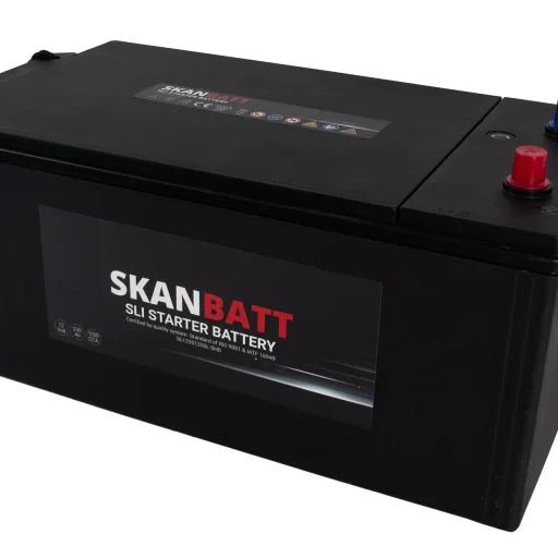 SKANBATT SLI SHD Startbatteri 12V 230AH 1200CCA (518x276x239mm) +Vänster