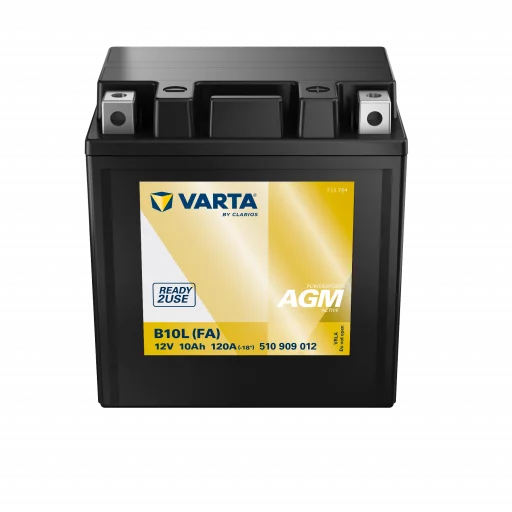 VARTA AGM MC Batteri 12V 10AH 120CCA (133x90x142mm) +vänster B10L (FA)