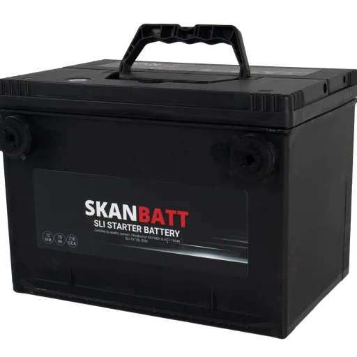SKANBATT SLI Startbatteri 12V 70AH 770CCA (260x174x185mm) +Vänster