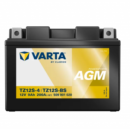VARTA AGM MC Batteri 12V 9AH 200CCA (150x87x110mm) +vänster TZ12S-BS