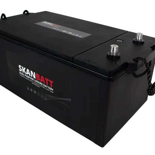 SKANBATT Dual Purpose 12V 230AH  1330CA (513x276x239mm) +Vänster