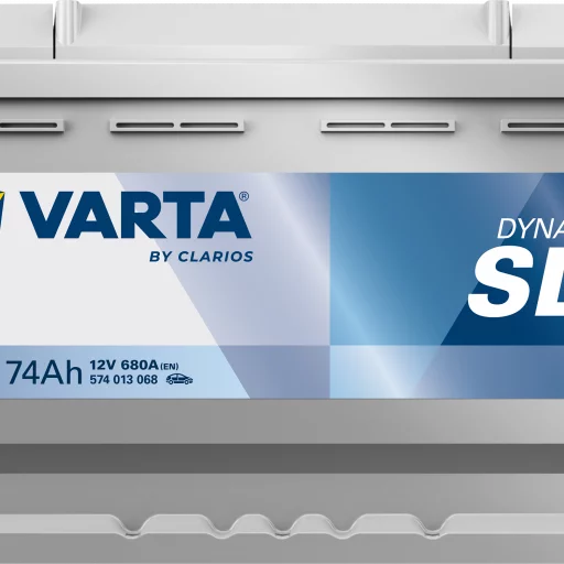 VARTA E12 DYNAMIC SLI Batteri 12V 74AH 680CCA (278x175x190/190mm) +vänster