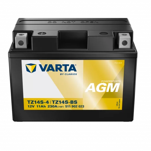 VARTA AGM MC Batteri 12V 11AH 230CCA (150x87x110mm) +vänster TZ14S-BS