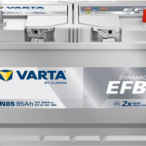 VARTA N85 DYNAMIC EFB Batteri 12V 85AH 800CCA (306x173x225mm) +höger