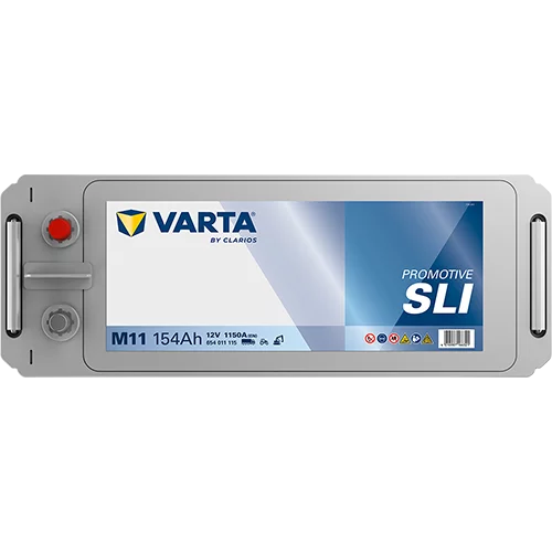 VARTA M11 PROMOTIVE SLI 12V 154AH 1150CCA (513x189x205/223mm) +vänster