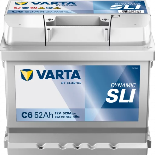 VARTA C6 DYNAMIC SLI Batteri 12V 52AH 520CCA (207x175x175/175) +höger