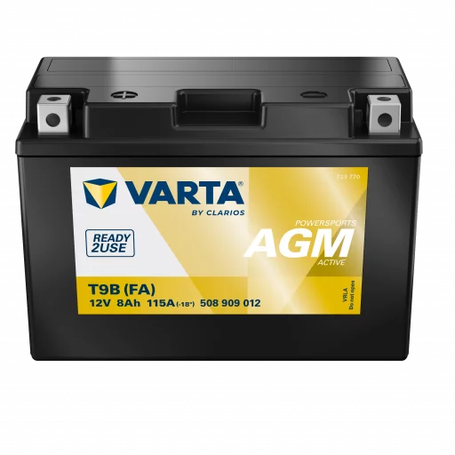 VARTA AGM MC Batteri 12V 8AH 115CCA (150x70x105mm) +vänster T9B (FA)