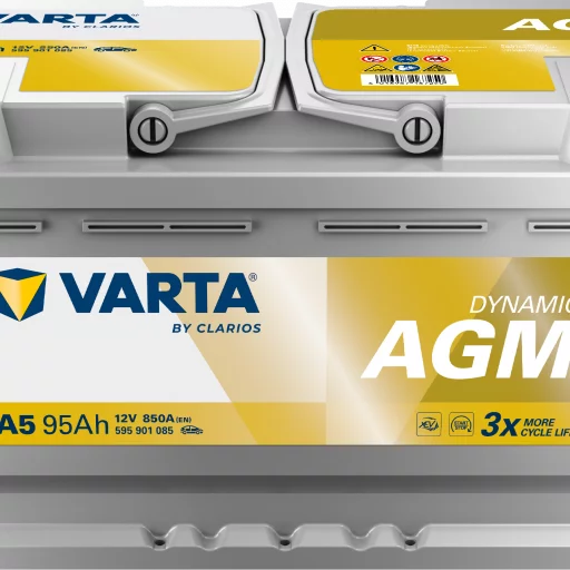 VARTA A5 Dynamic AGM Batteri 12V 95AH 850CCA (354x175x190/190mm) +höger