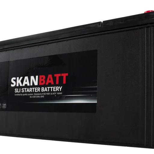 SKANBATT SLI SHD Startbatteri 12V 230AH 1200CCA (518x276x239mm) +Vänster