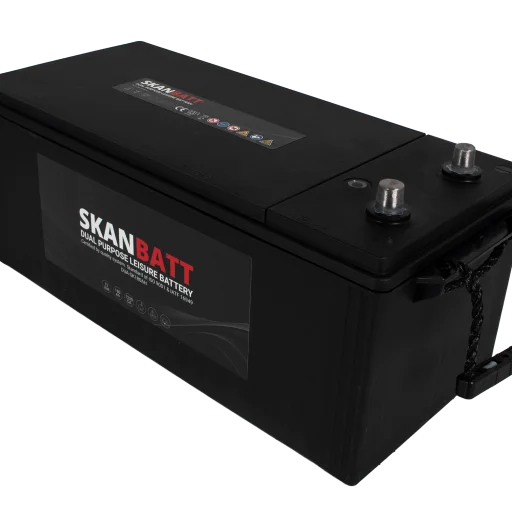 SKANBATT Dual Purpose 12V 180AH  1230CA (513x224x218mm) +Vänster