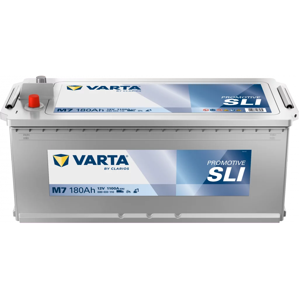 VARTA M7 PROMOTIVE SLI Batteri 12V 180AH 1100CCA (513x223x200/223mm) +höger