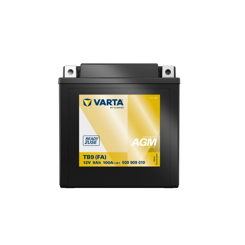 VARTA AGM MC Batteri 12V 9AH 100CCA (135x75x139mm) +vänster TB9 (FA)