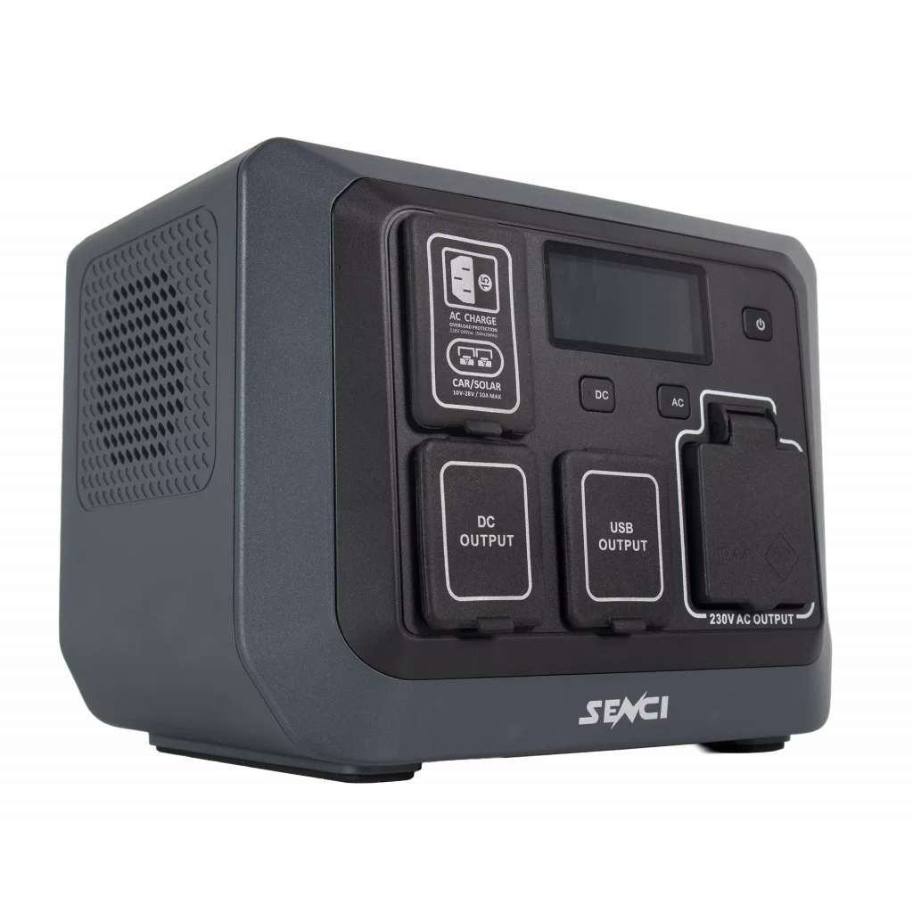 SENCI Lithium LPS 268Wh Power Station med 600W (1200W) sinus inverter