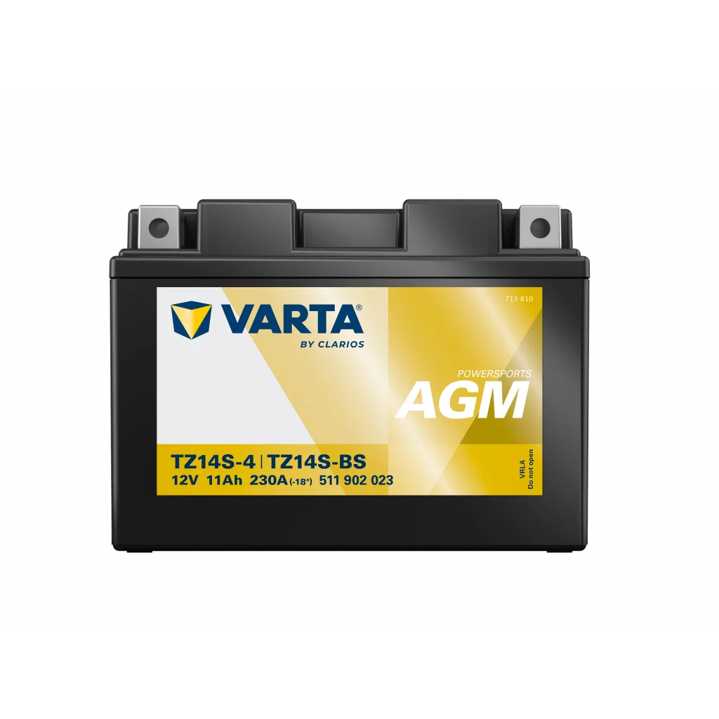 VARTA AGM MC Batteri 12V 11AH 230CCA (150x87x110mm) +vänster TZ14S-BS