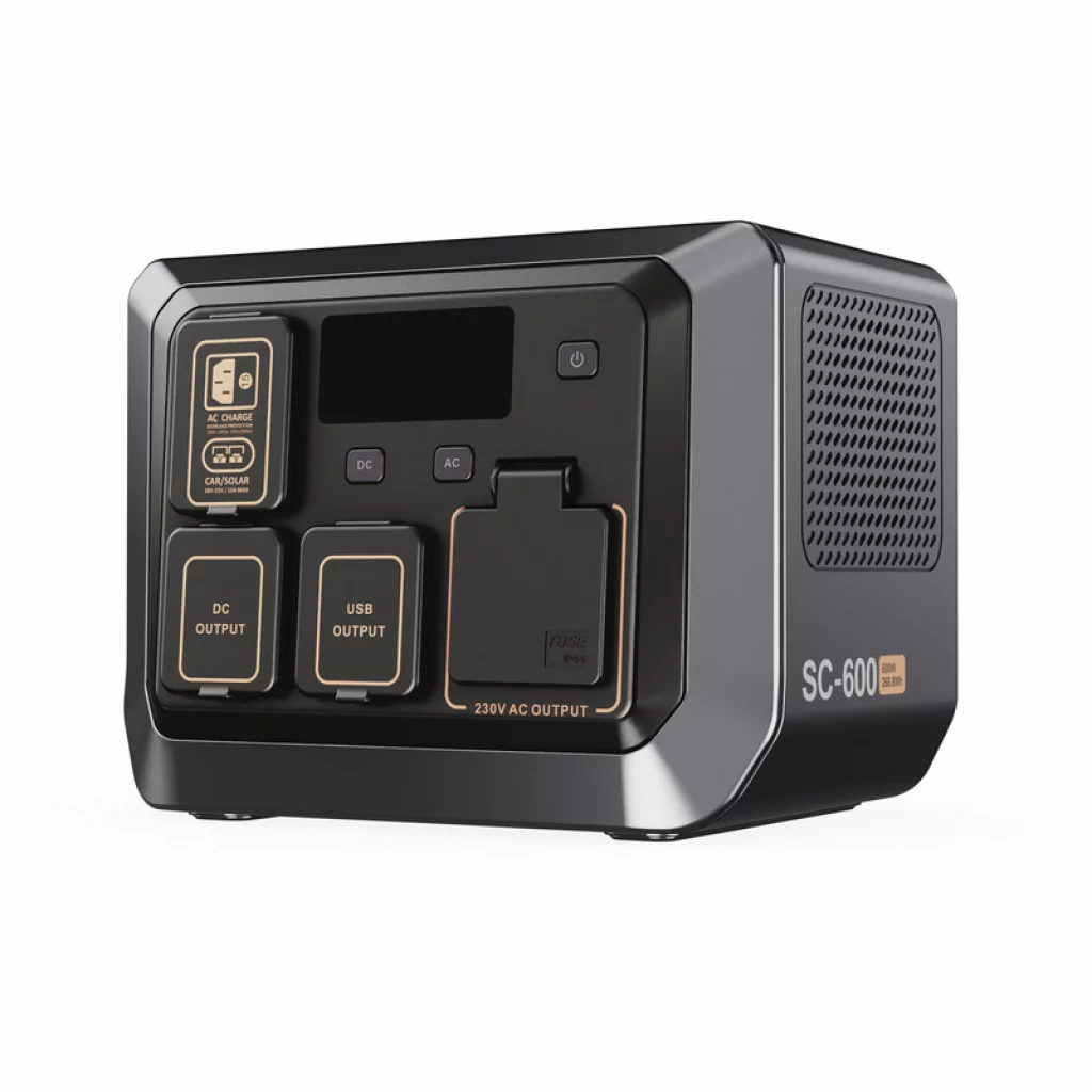 SENCI Lithium LPS 268Wh Power Station med 300W (600W) sinus inverter