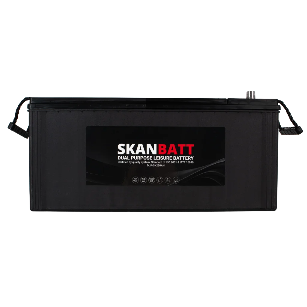 SKANBATT Dual Purpose 12V 230AH  1330CA (513x276x239mm) +Vänster