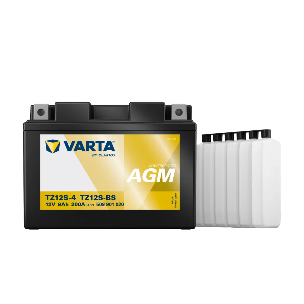 VARTA AGM MC Batteri 12V 9AH 200CCA (150x87x110mm) +vänster TZ12S-BS