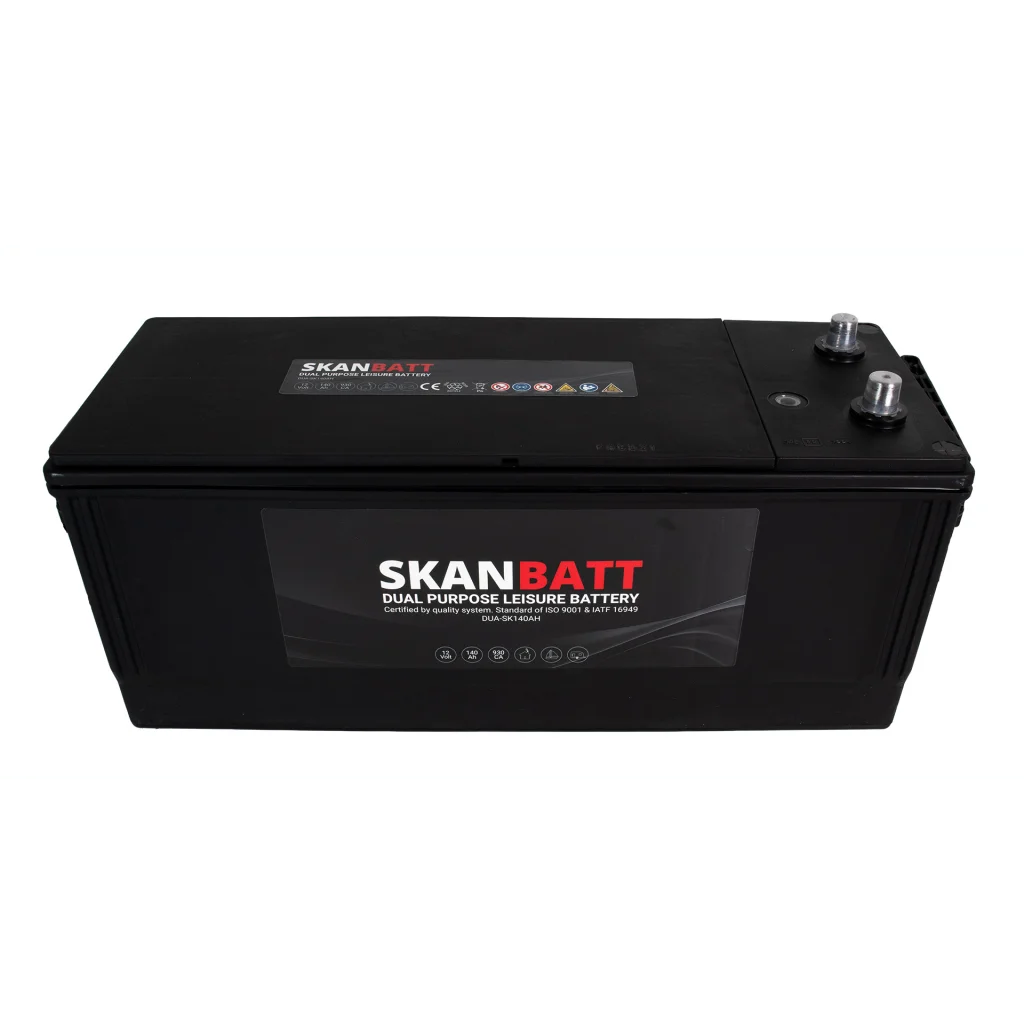 SKANBATT Dual Purpose 12V 140AH  930CA (513x189x223mm) +Vänster