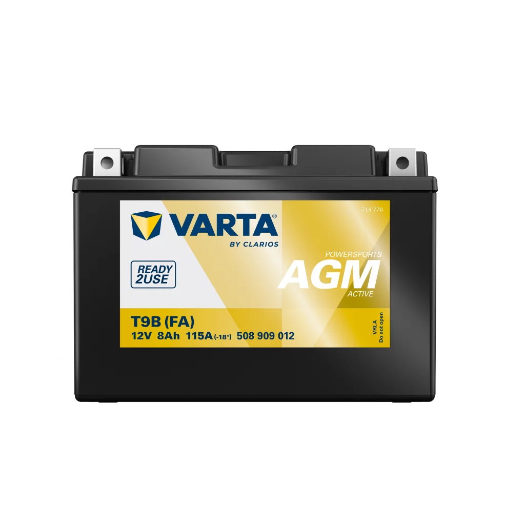 VARTA AGM MC Batteri 12V 8AH 115CCA (150x70x105mm) +vänster T9B (FA)