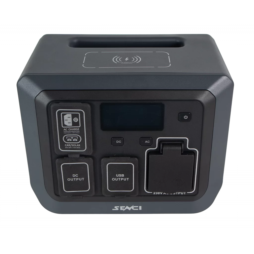 SENCI Lithium LPS 268Wh Power Station med 600W (1200W) sinus inverter