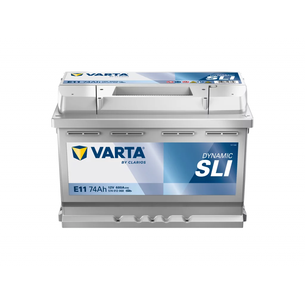 VARTA E11 DYNAMIC SLI Batteri 12V 74AH 680CCA (278x175x190/190mm) +höger
