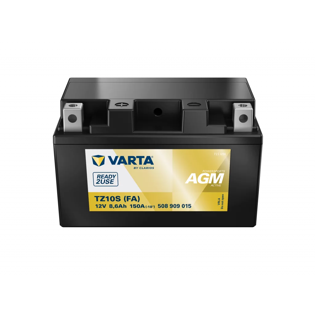 VARTA TZ10S (FA) AGM MC Batteri 12V 8,6AH 150CCA (150x87x93mm) +vänster