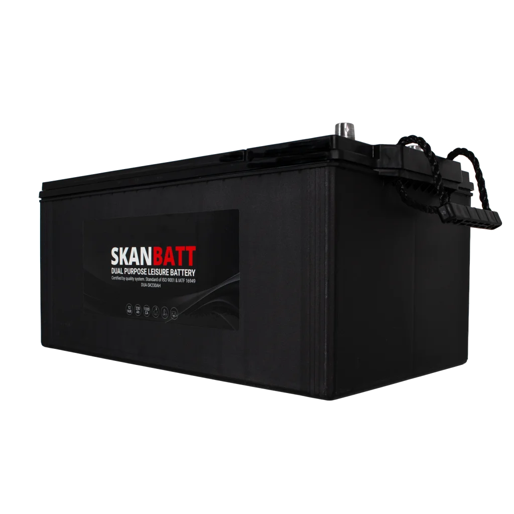 SKANBATT Dual Purpose 12V 230AH  1330CA (513x276x239mm) +Vänster