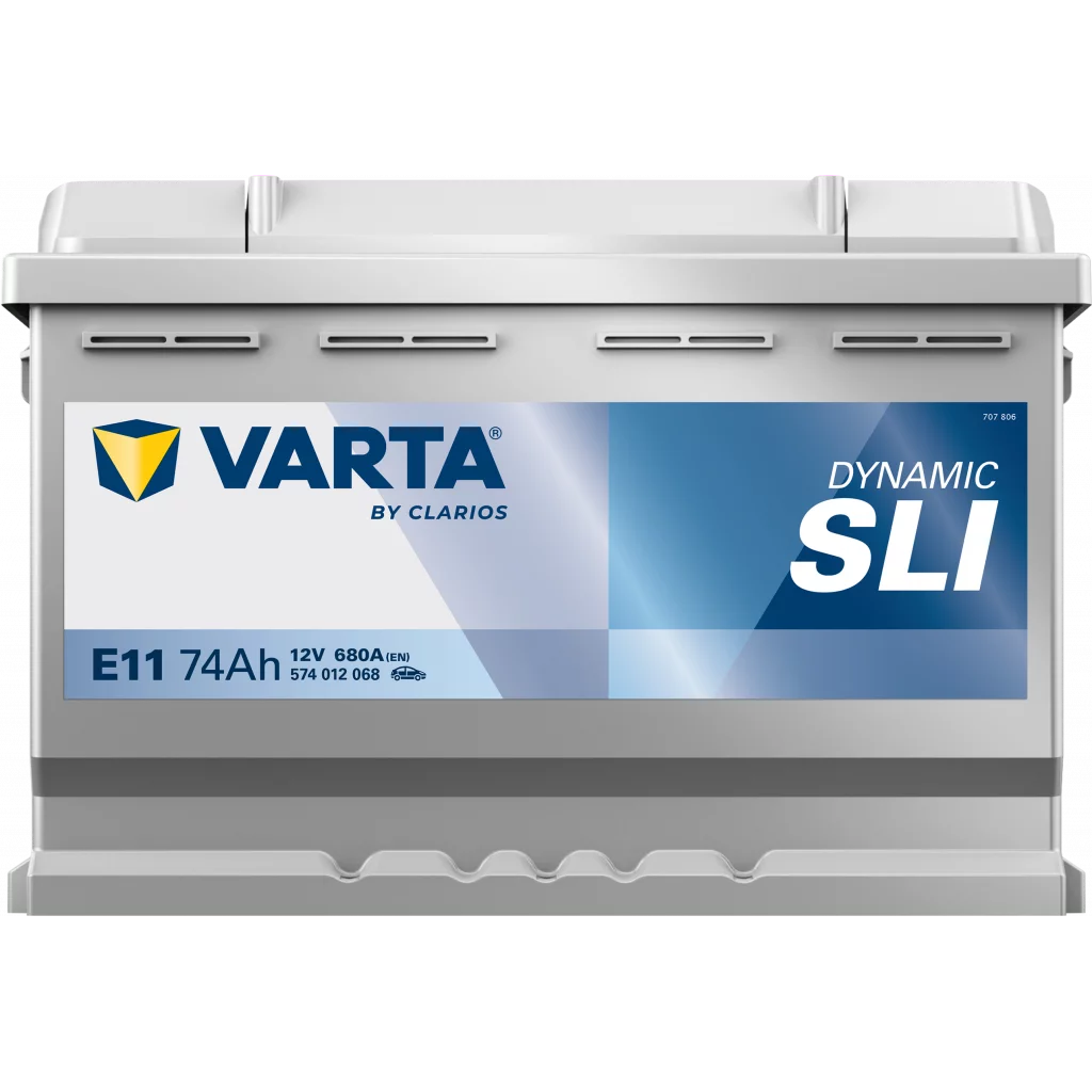 VARTA E11 DYNAMIC SLI Batteri 12V 74AH 680CCA (278x175x190/190mm) +höger