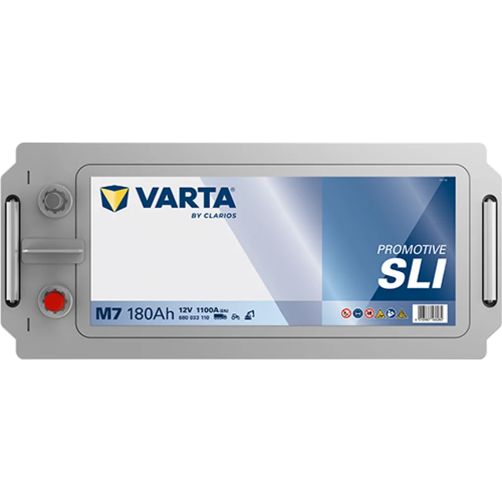 VARTA M7 PROMOTIVE SLI Batteri 12V 180AH 1100CCA (513x223x200/223mm) +höger