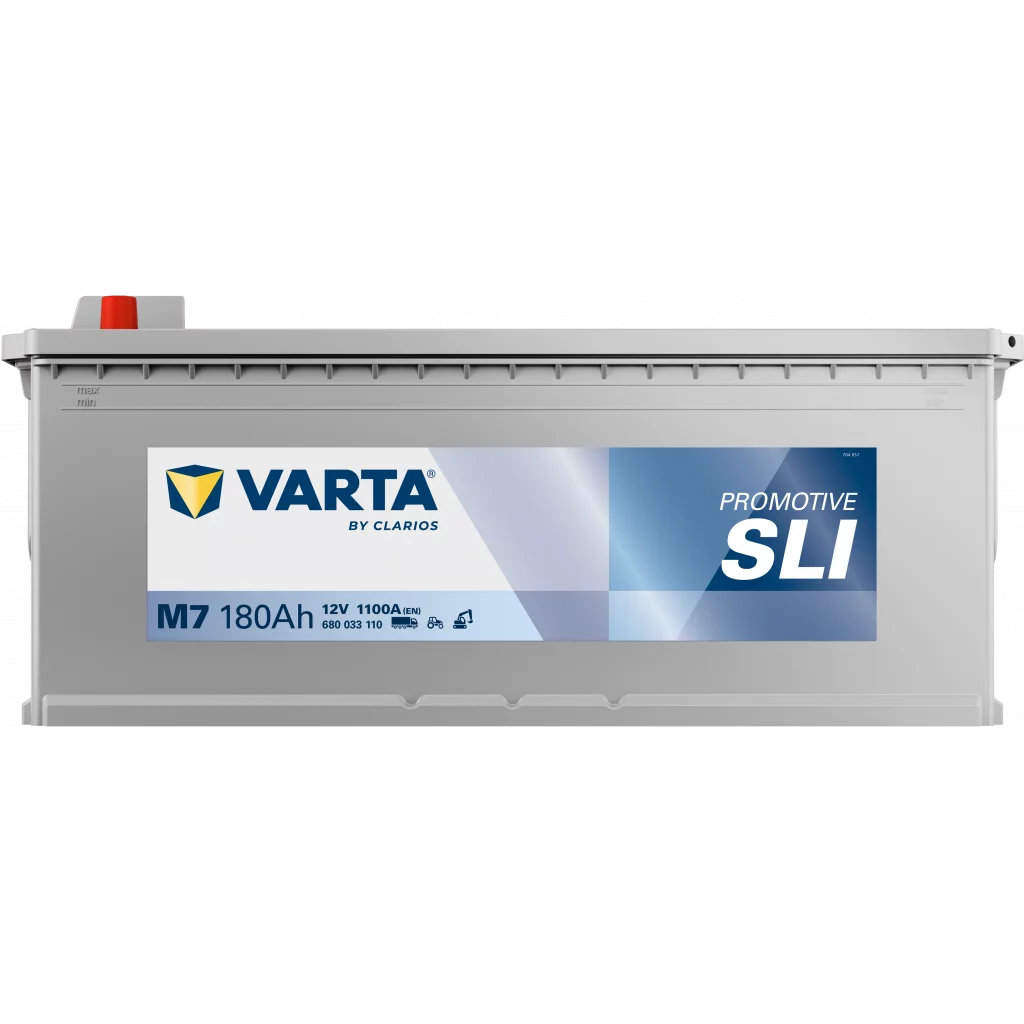 VARTA M7 PROMOTIVE SLI Batteri 12V 180AH 1100CCA (513x223x200/223mm) +höger